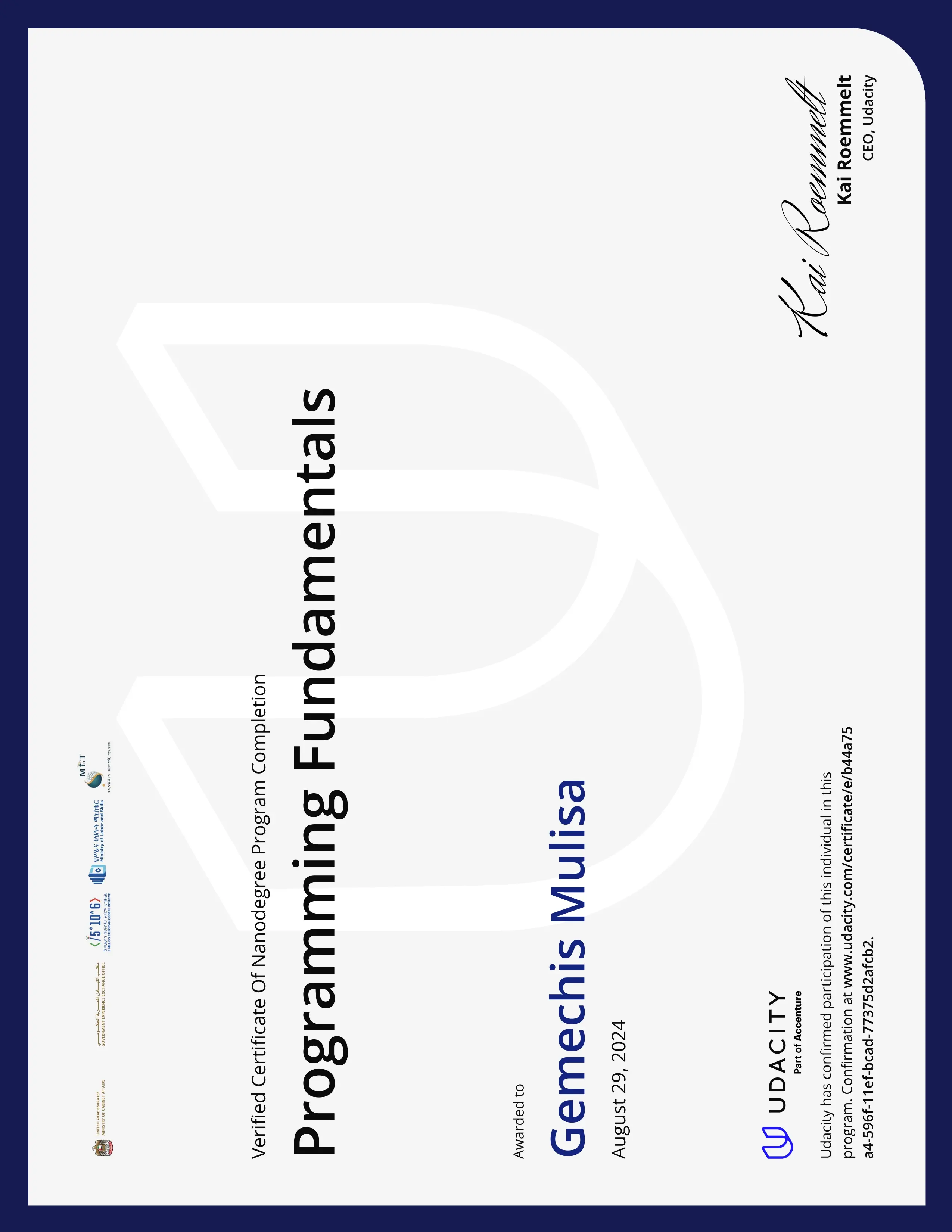 Programming Fundamental